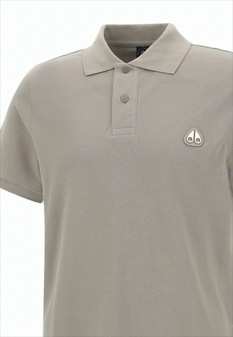 Moose Knuckles Classic Short-Sleeve Polo Shirt With Textured Finish