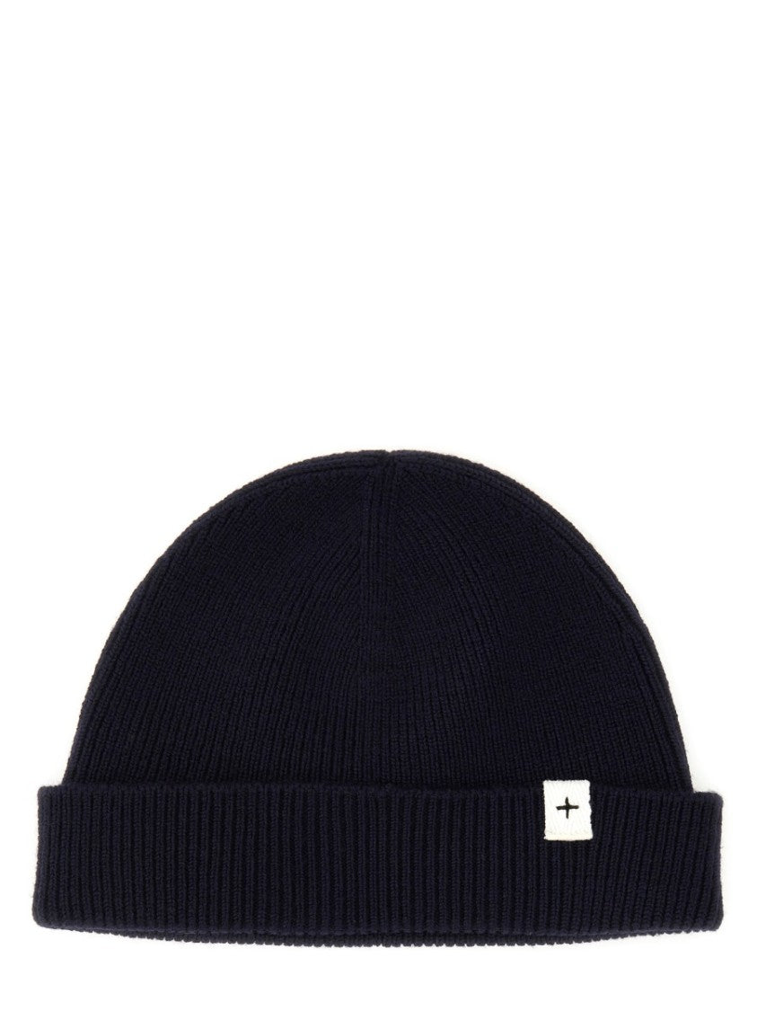 Jil Sander Classic Ribbed Knit Beanie Hat