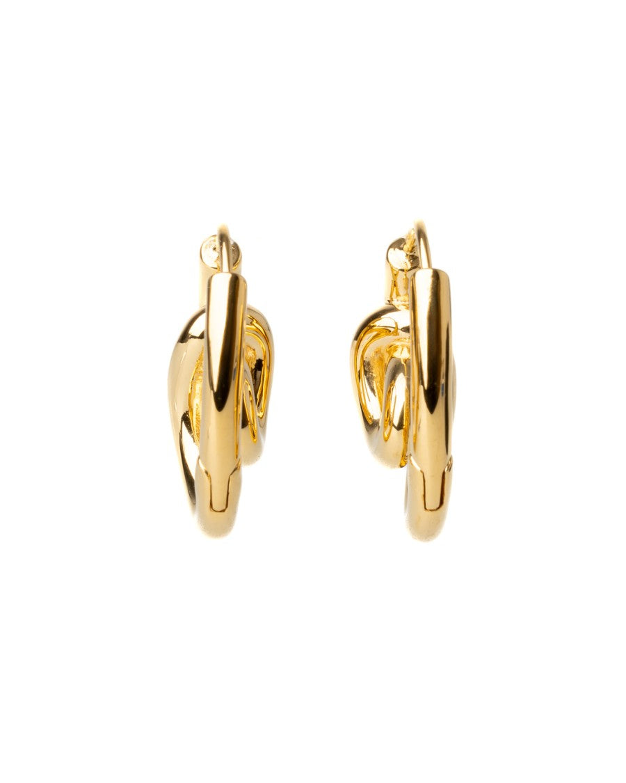 Bar Jewellery Unravel Earrings – Gold-Plated Silver