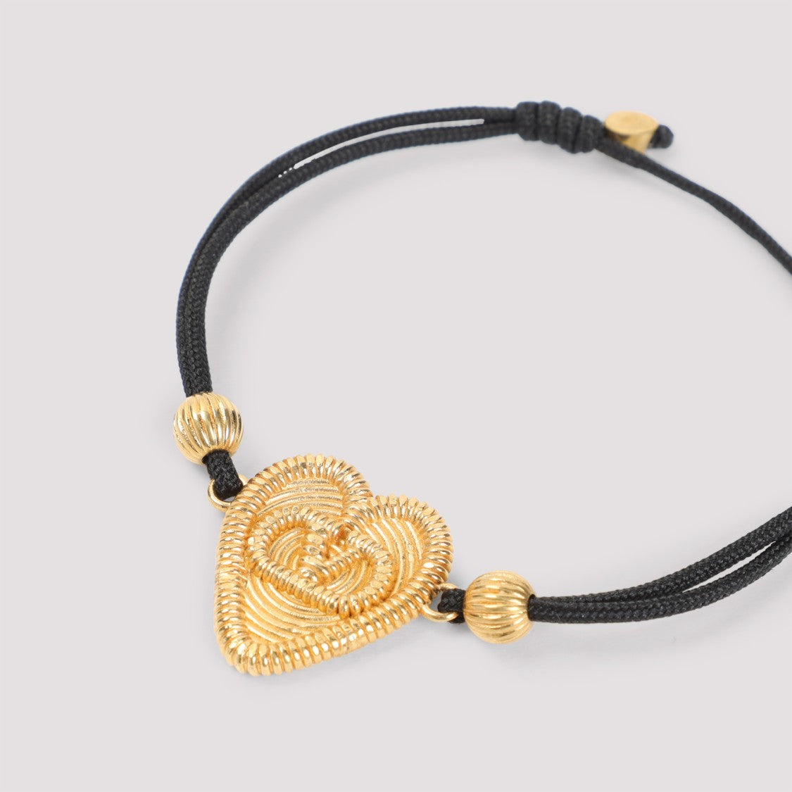 Valentino Garavani Heart-Shaped Brass Bracelet
