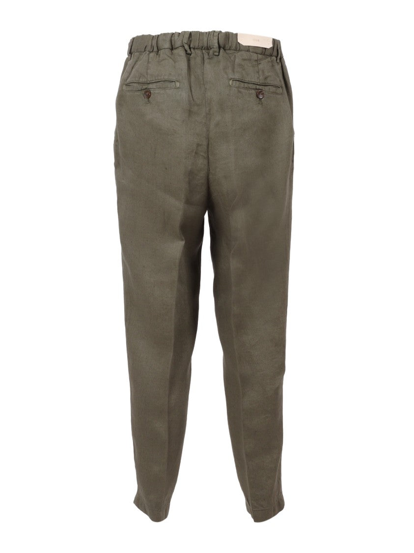 Briglia Relaxed Fit Linen Straight-Leg Pants