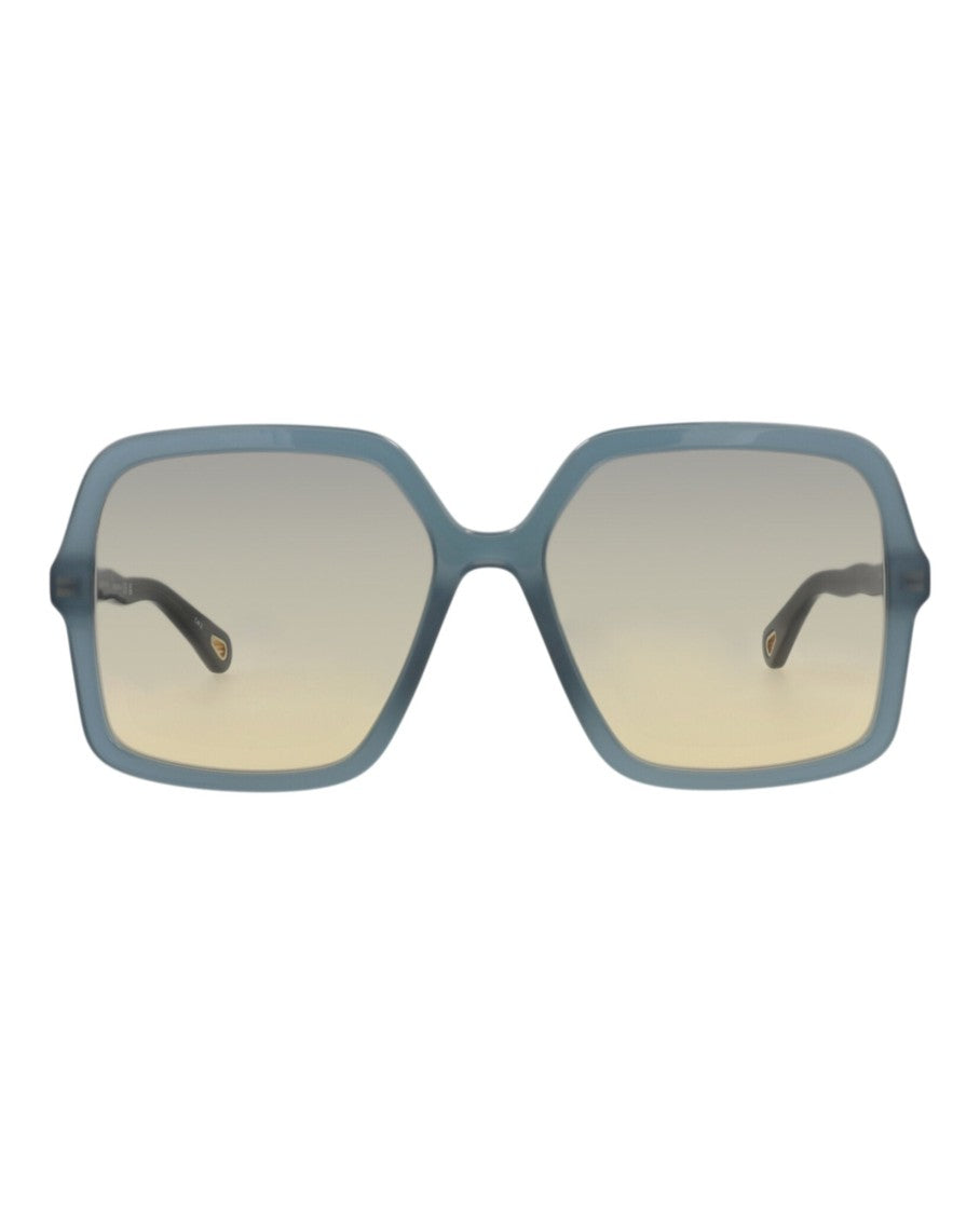 Chloé Square-Frame Bio Acetate Sunglasses