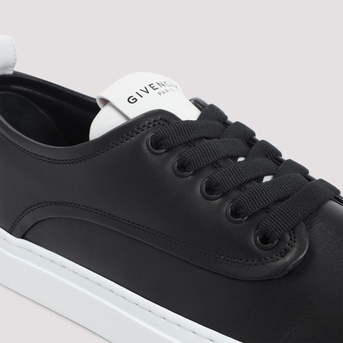 Givenchy New City Black Calf Leather Sneakers