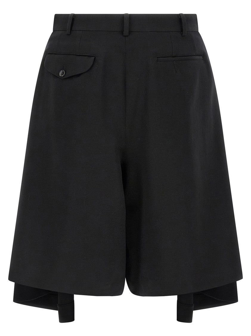 Comme Des Garçons Extra Loose Leg Bermuda Shorts
