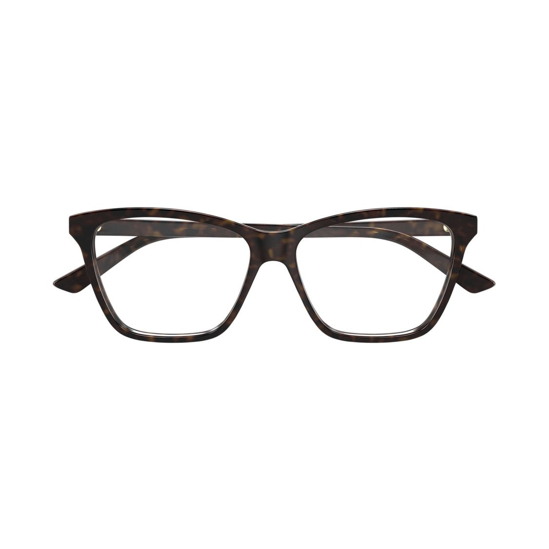 Bottega Veneta Bv1421o Bold Oversized Square Frame Tortoiseshell Eyeglasses