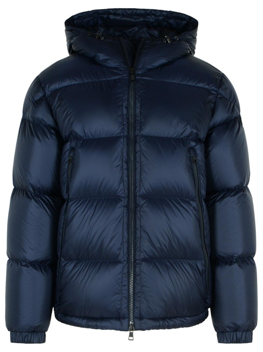 Moncler 'Rivau' Blue Polyamide Down Jacket