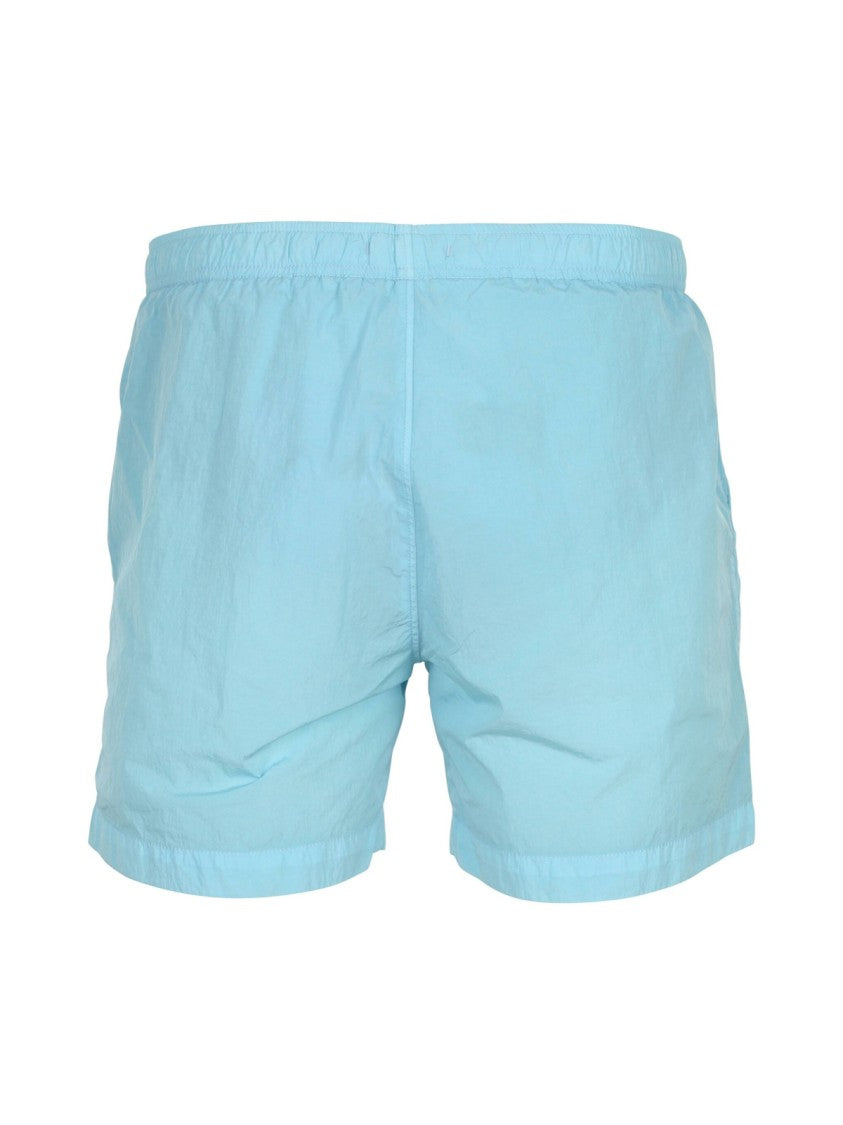 C.P. Company Eco-Chrome R Logo Swim Shorts