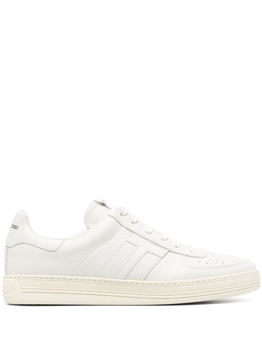 Tom Ford White Leather Sneakers