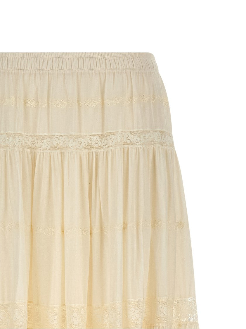 Ermanno Scervino Lace Insert Skirt