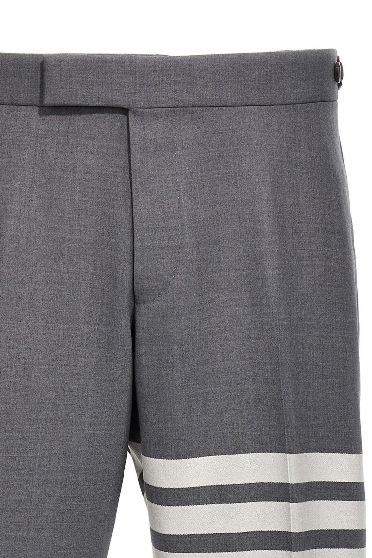 Thom Browne Tailored Grey Wool Pants