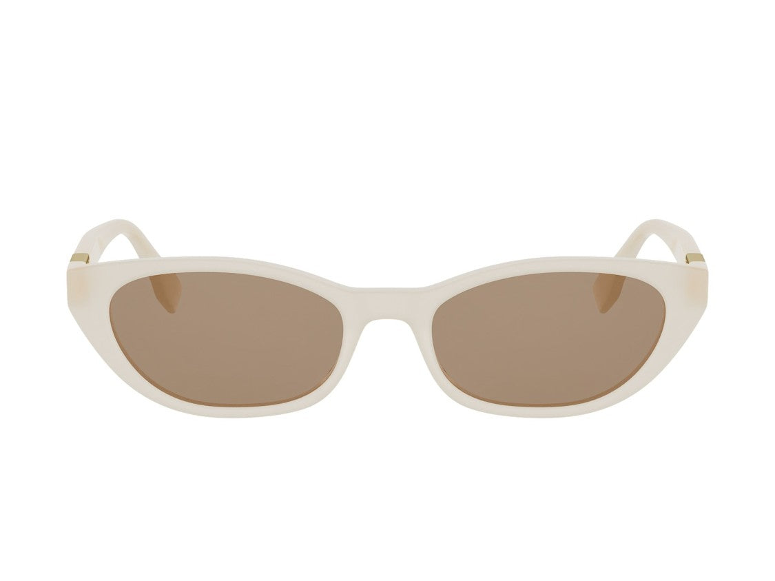 Fendi Fe40224i Rounded Acetate Sunglasses