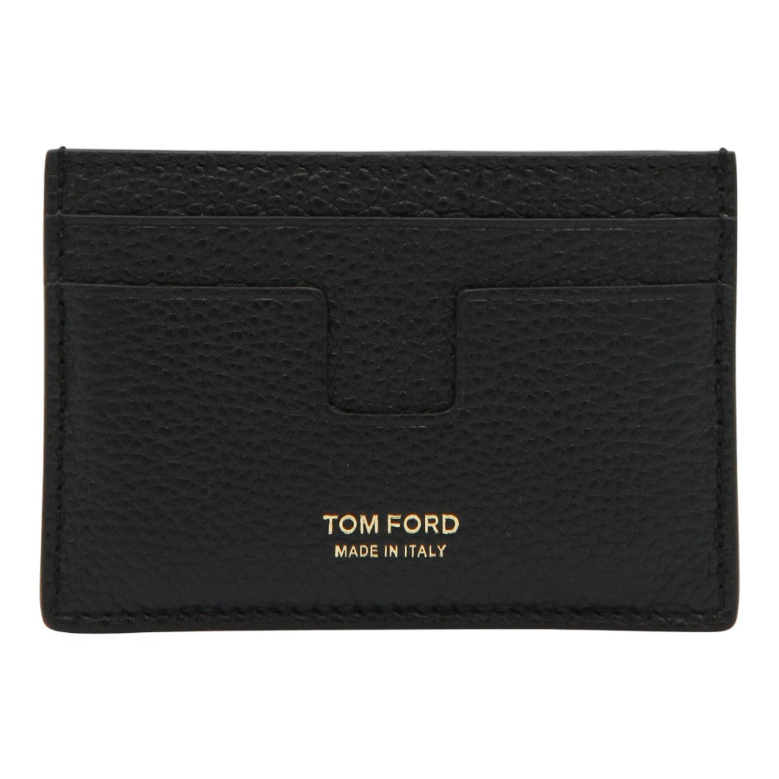 Tom Ford Textured Pebbled Finish Wallet With Gold-Tone Lettering