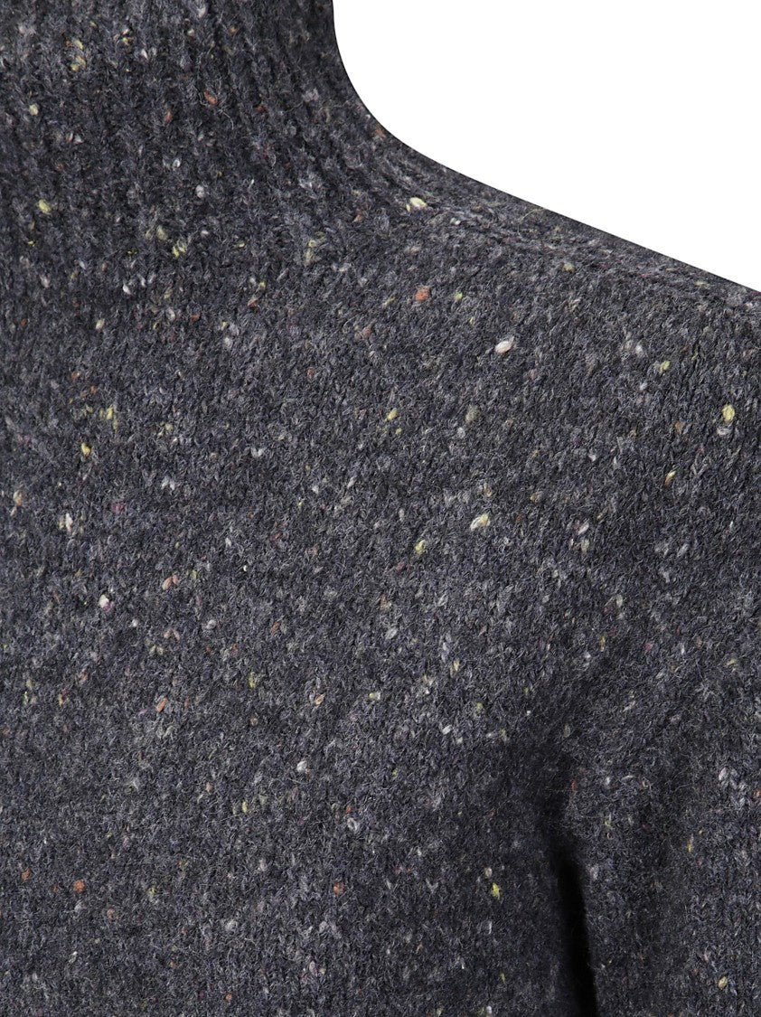 Hira Grey Turtleneck Sweater