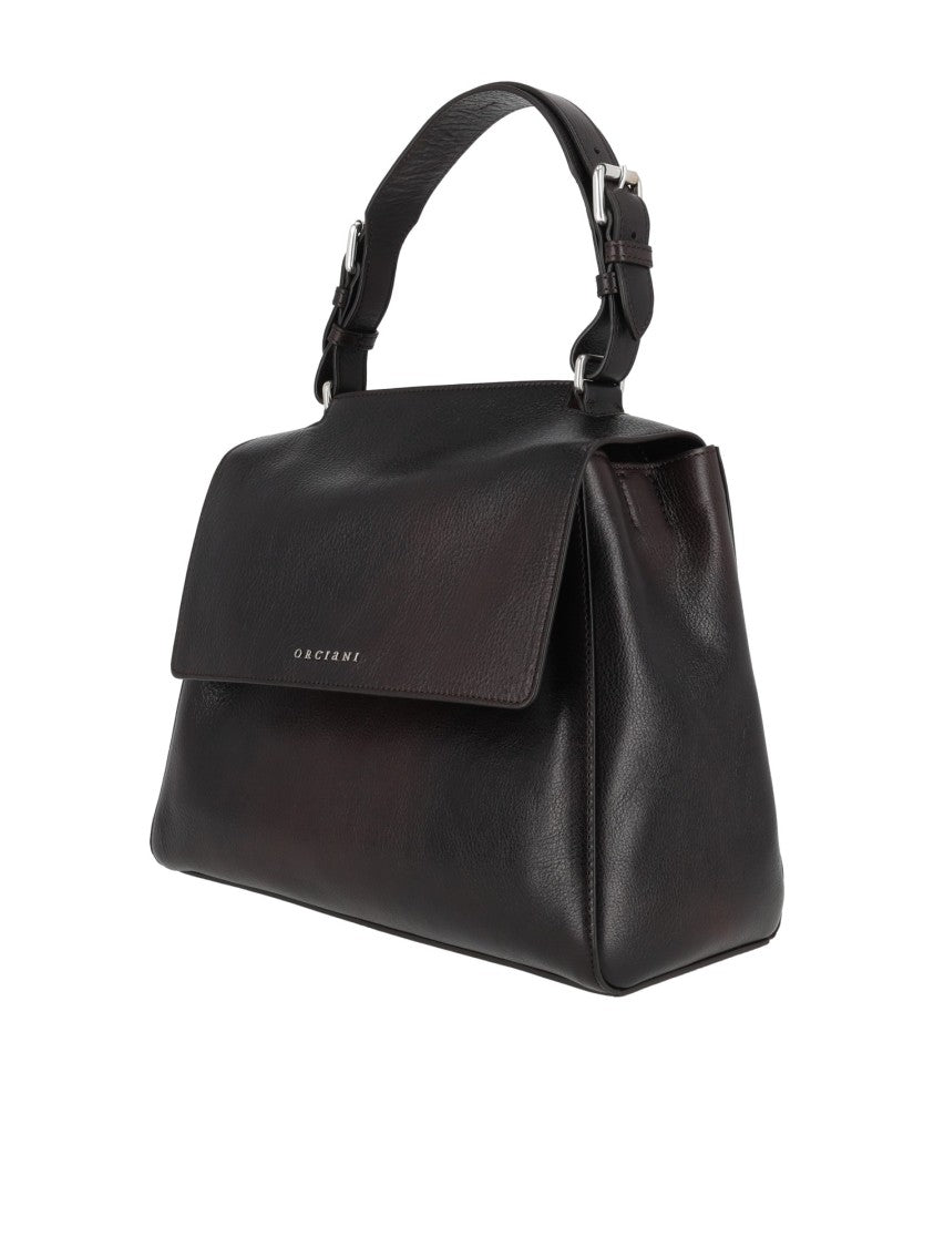 Claudio Orciani Sveva M Lagoon Calf Leather Handbag