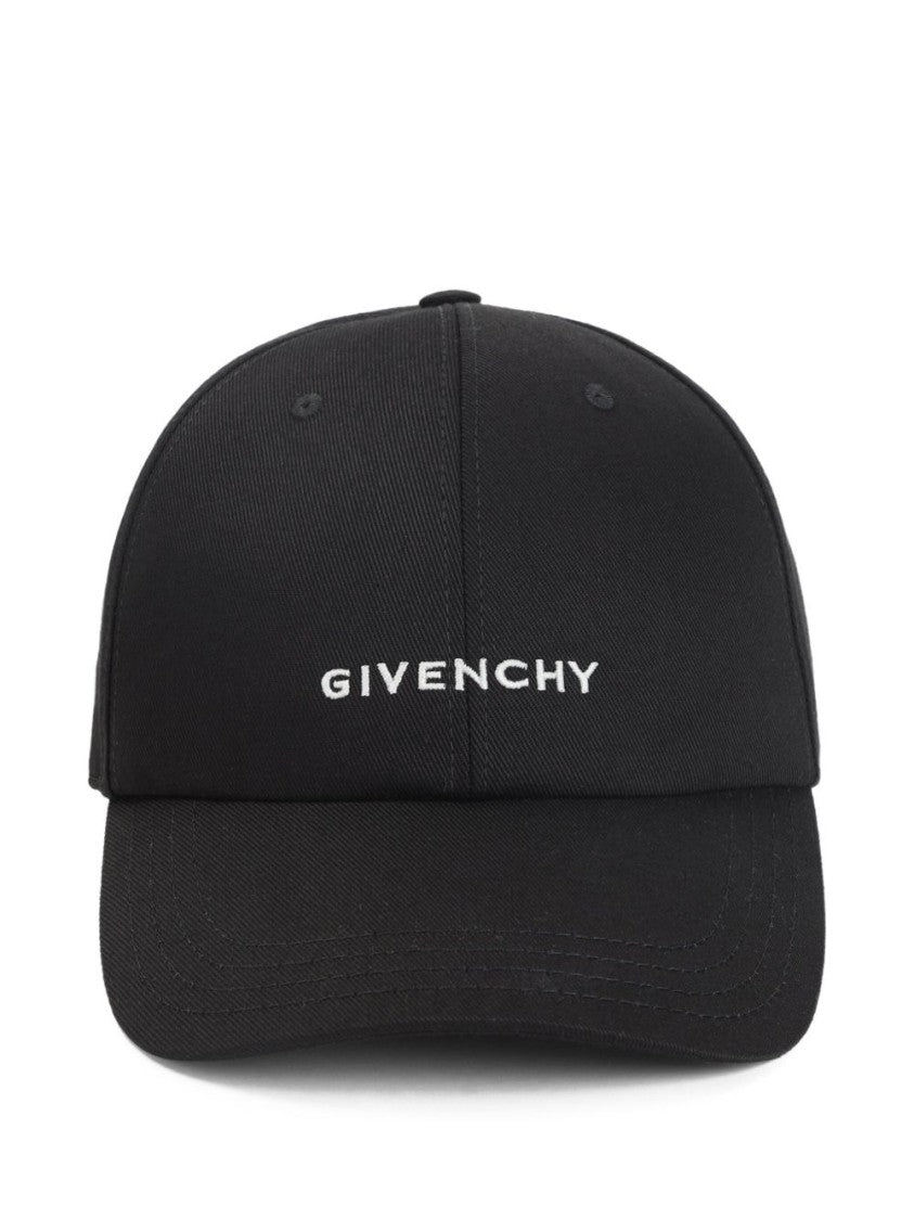 Givenchy Structured Black Cap With Contrasting Logo