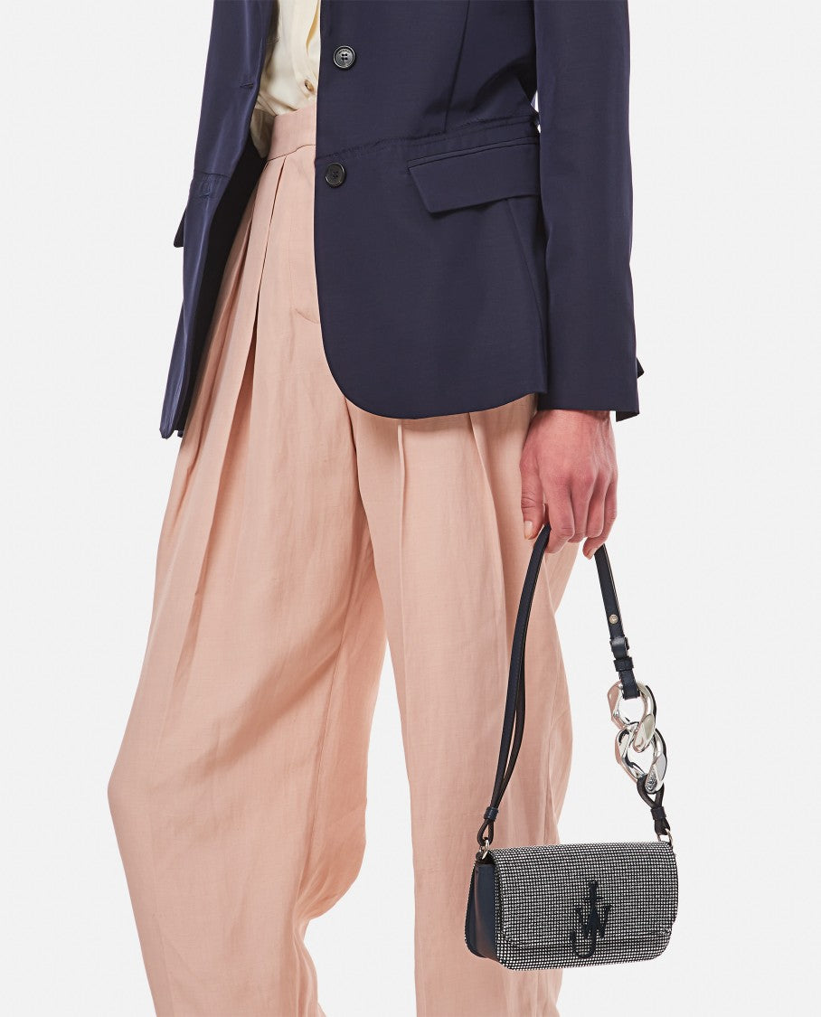 J. W. Anderson Anchor Denim Strass Baguette Bag