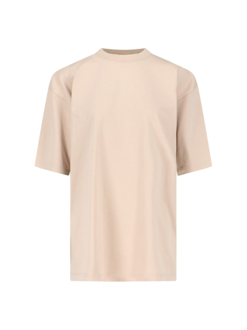 Balenciaga Crystal Logo T-Shirt – Beige
