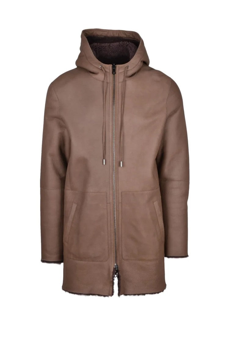 Desa 1972 Shearling Coat - Brown