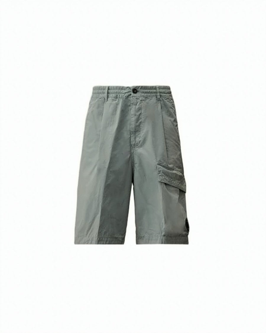 C.P. Company Stretch Satin Cargo Shorts With Lens Detail