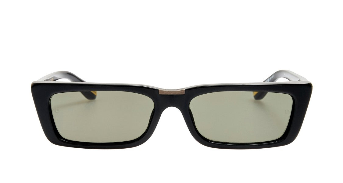 Linda Farrow Lfl Oversized Square Frame Sunglasses With Glossy Finish