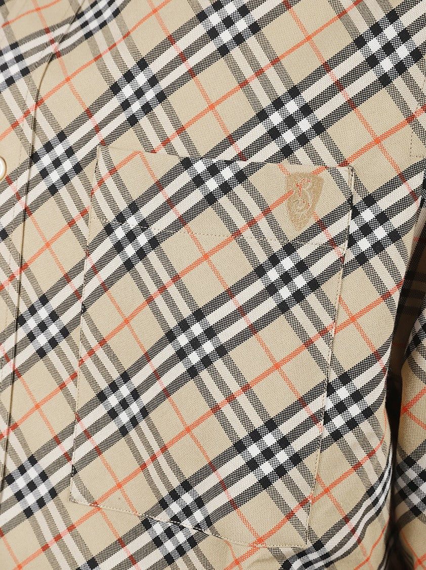 Burberry Plaid Button-Down Shirt With Tailored Fit