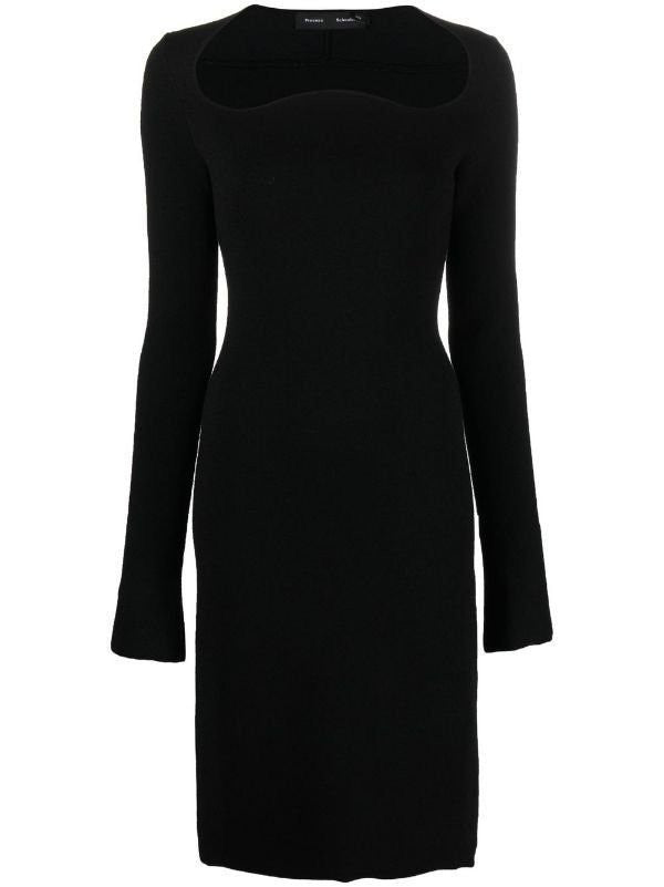 Proenza Schouler Textured Knit Sweater Dress