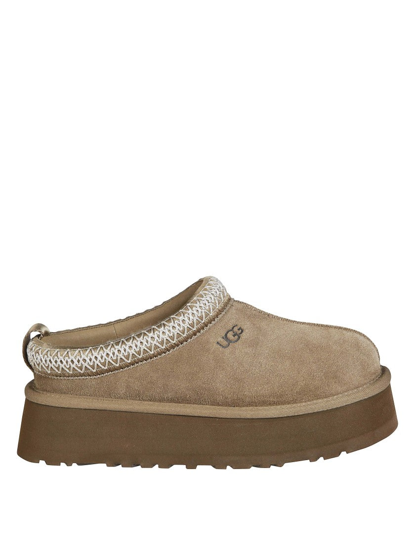 Ugg Tazz Ii Suede Elevated Sole Slip-On Shoes