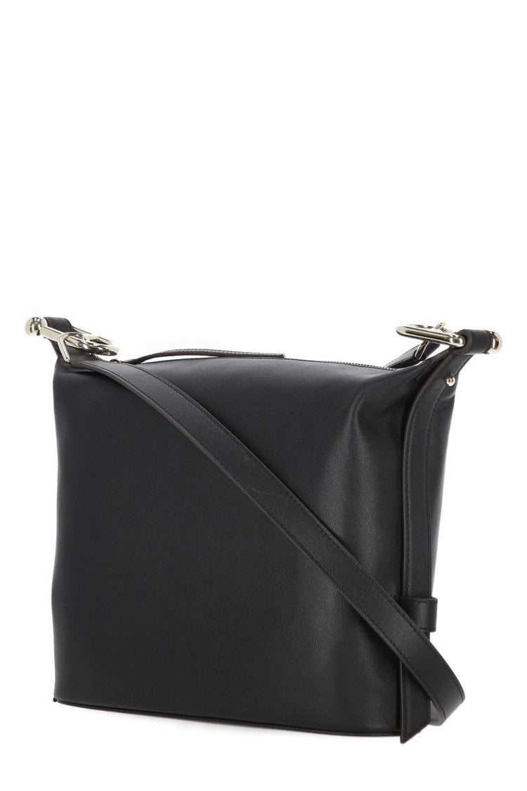 Furla Rectangular Black Handbag With Adjustable Strap