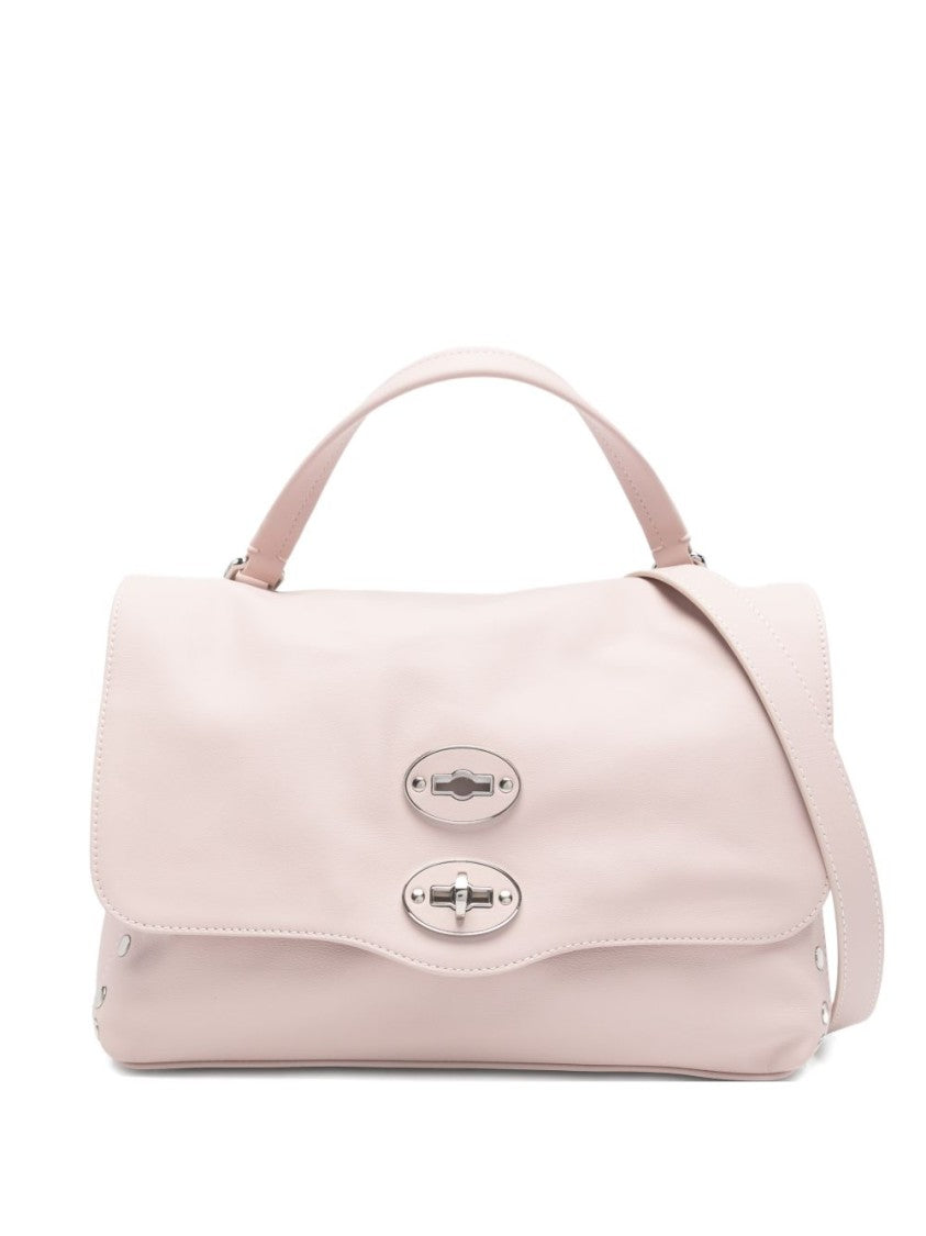 Zanellato Light Pink Silver-Tone Hardware Shoulder Bag
