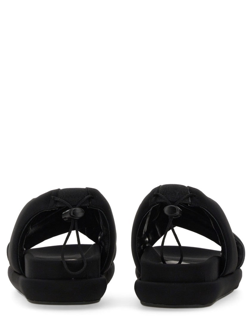 Gia Borghini Chunky Sandal With Drawstring Closure