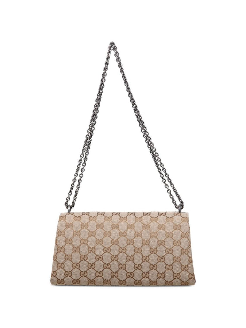 Gucci Monogram Rectangular Leather Shoulder Bag