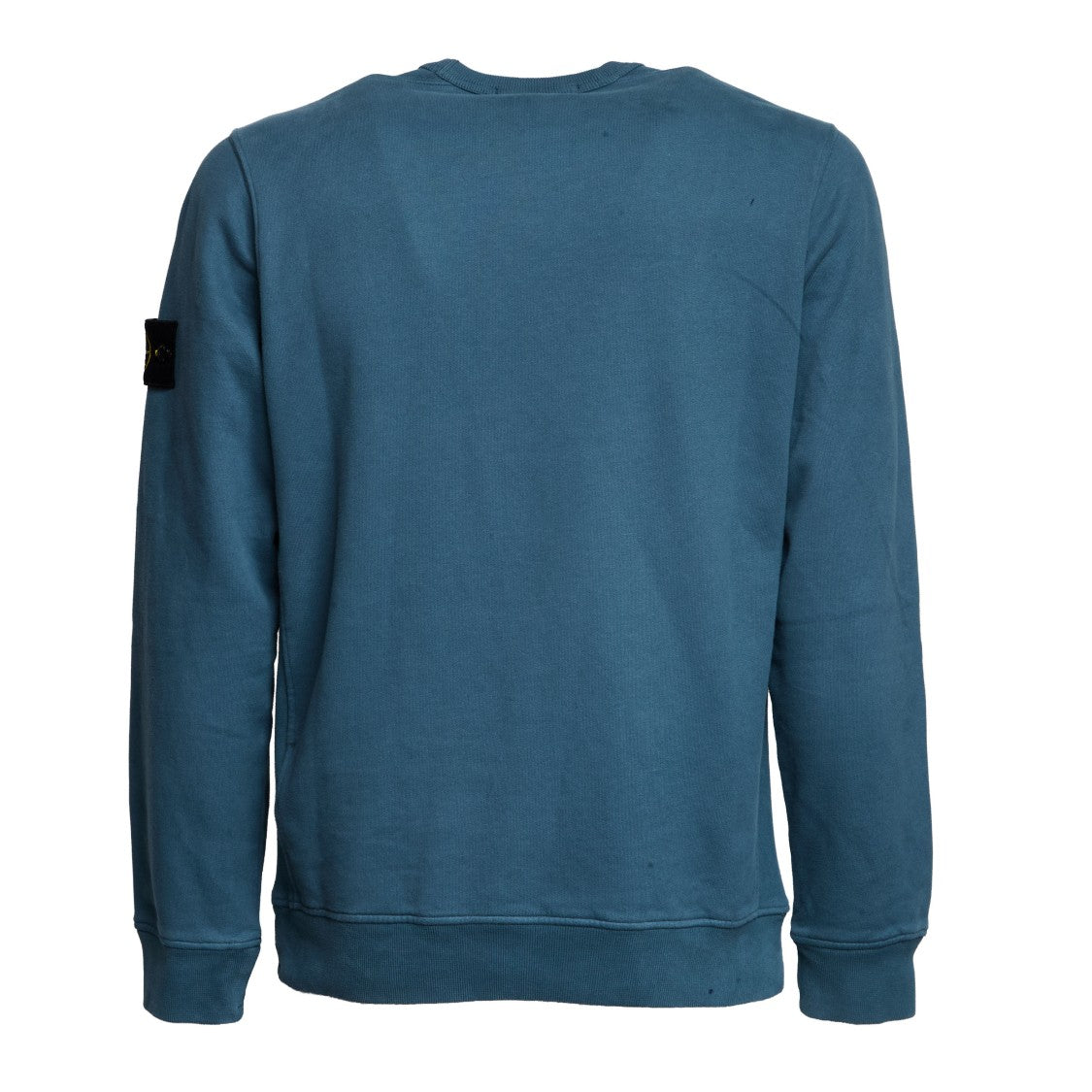 Stone Island Brushed Organic Cotton Fleece Crew Neck Sweatshirt