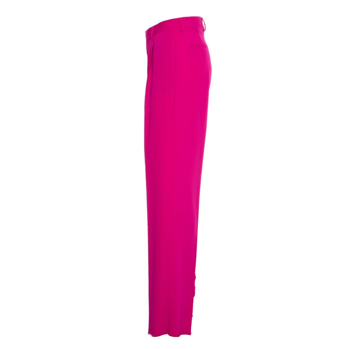 Saulina Milano Fuchsia Tailored Pants With Straight Leg Design