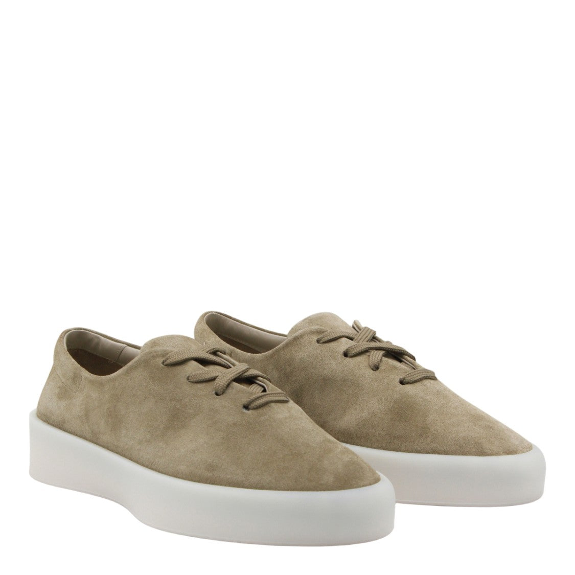 Fear Of God Suede Sneakers With Clean White Rubber Sole