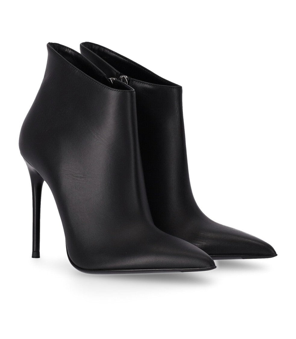 Sergio Levantesi Luna Black Heeled Ankle Boot