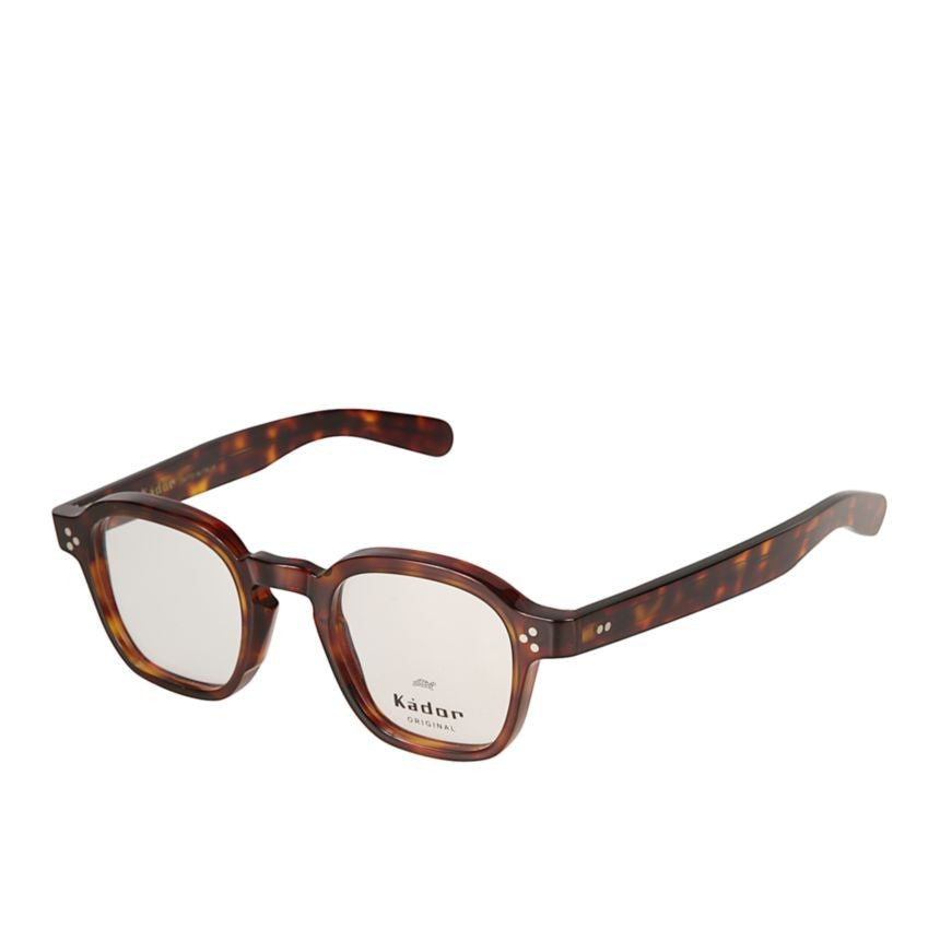 Kador Duka Tortoiseshell Square Frame Sunglasses With Metallic Accents