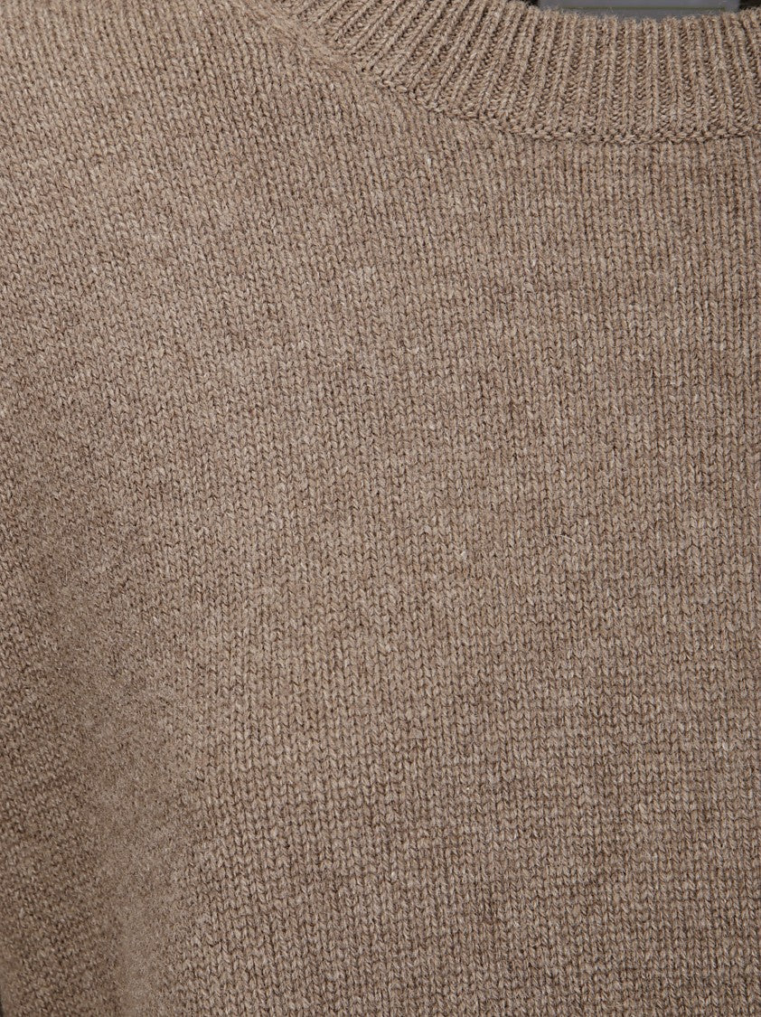 Be You Short-Fit Soft Cashmere Sweater With Diamond Pattern