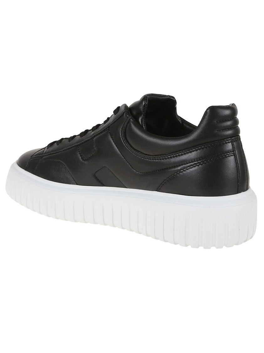 Hogan Nappa Leather H-Stripes Sneakers