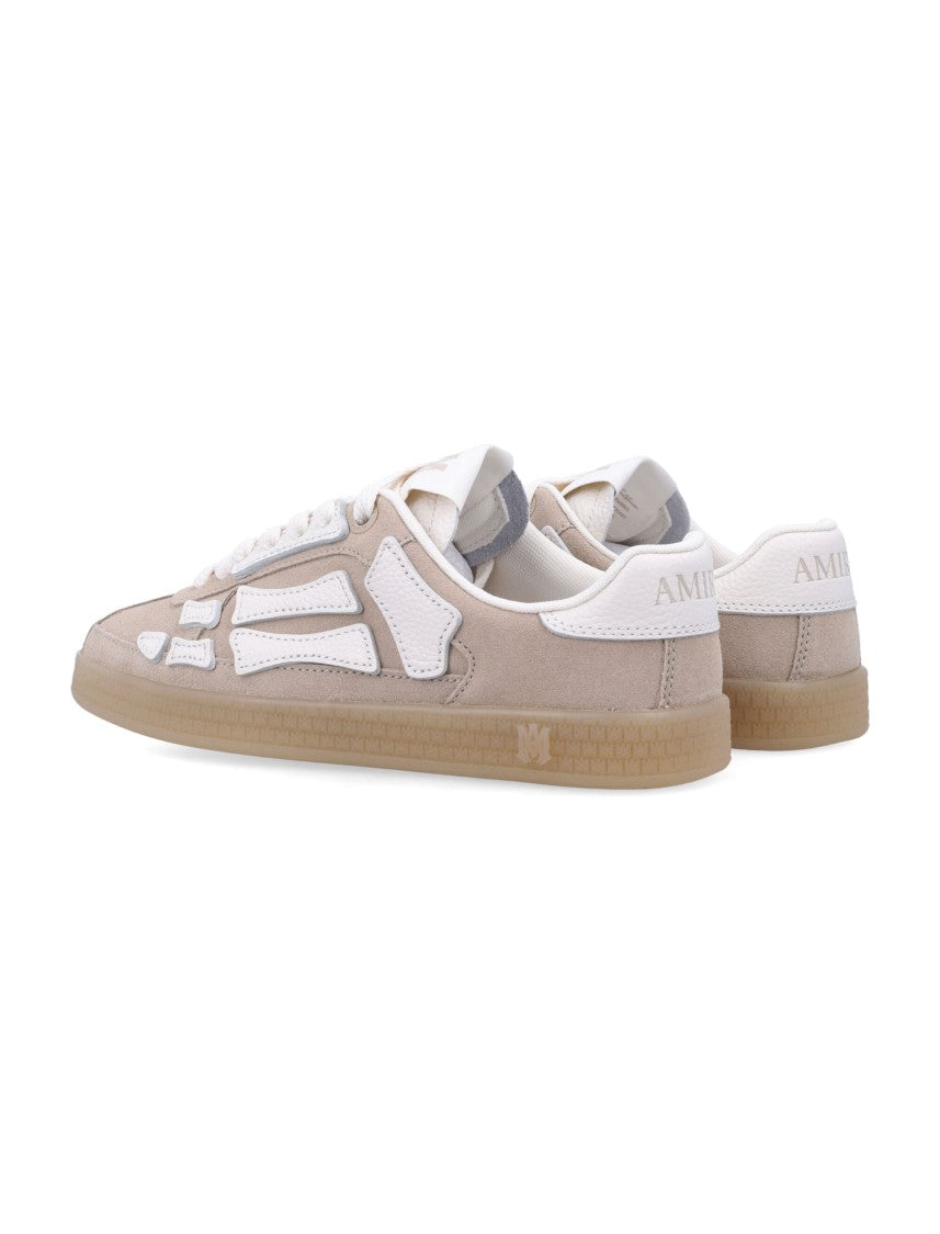 Amiri Beige Suede Low-Top Sneakers