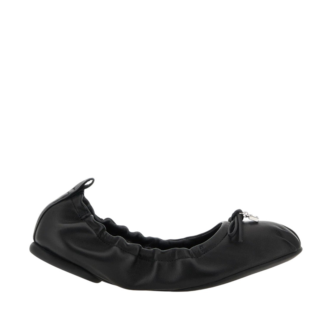 Hogan Ballet Flats With Ruched Detailing