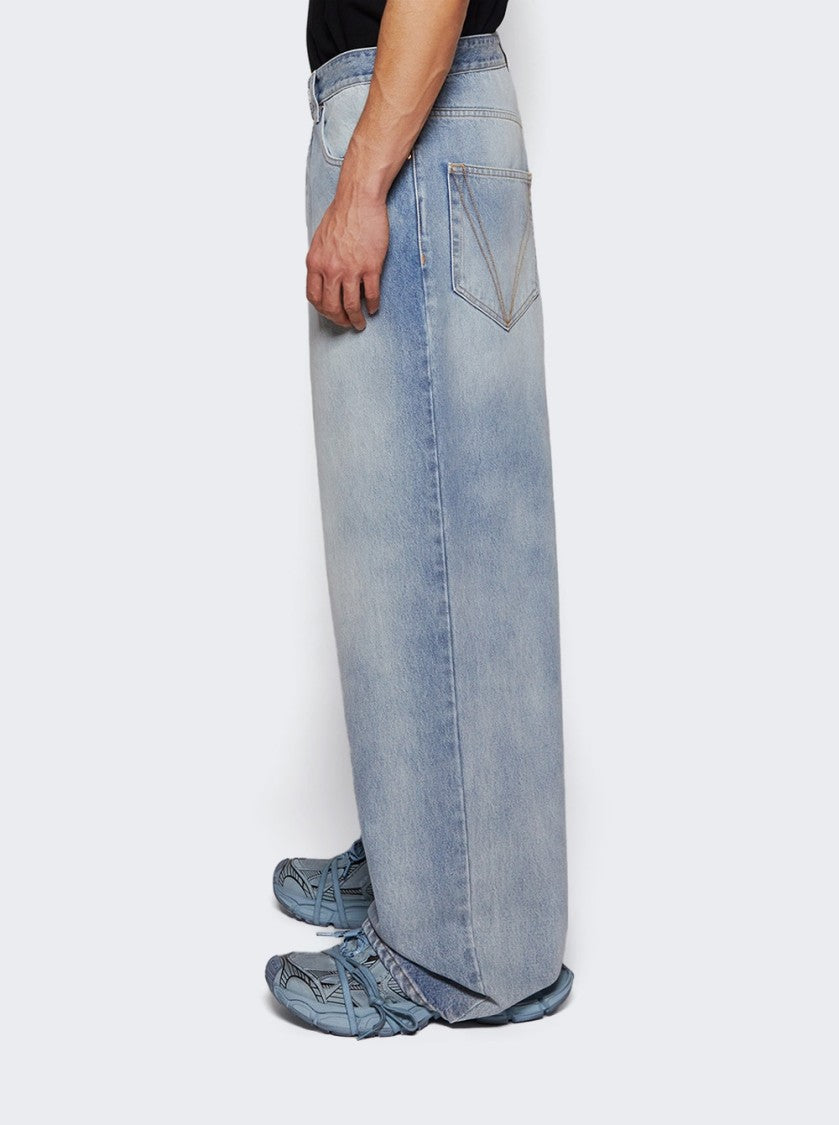 Vetements Baggy Jeans Light Blue
