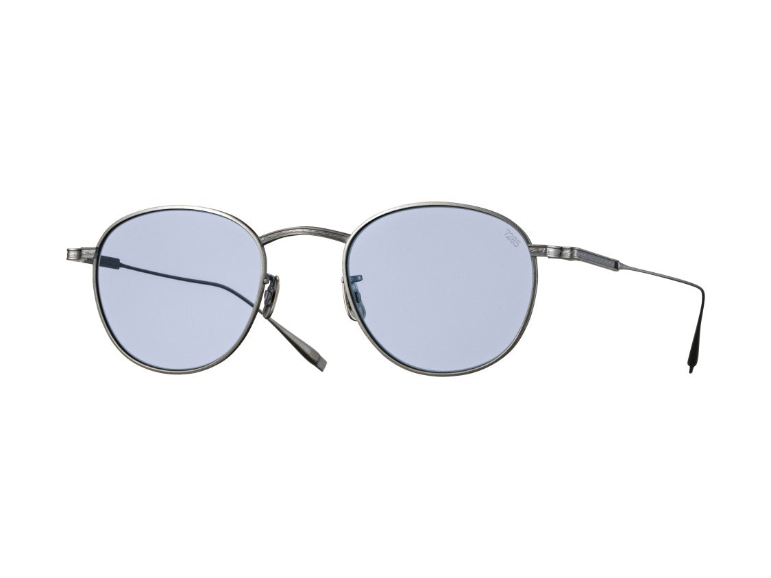 Eyevan Blue 1025 Sun Thin Metal Round Sunglasses