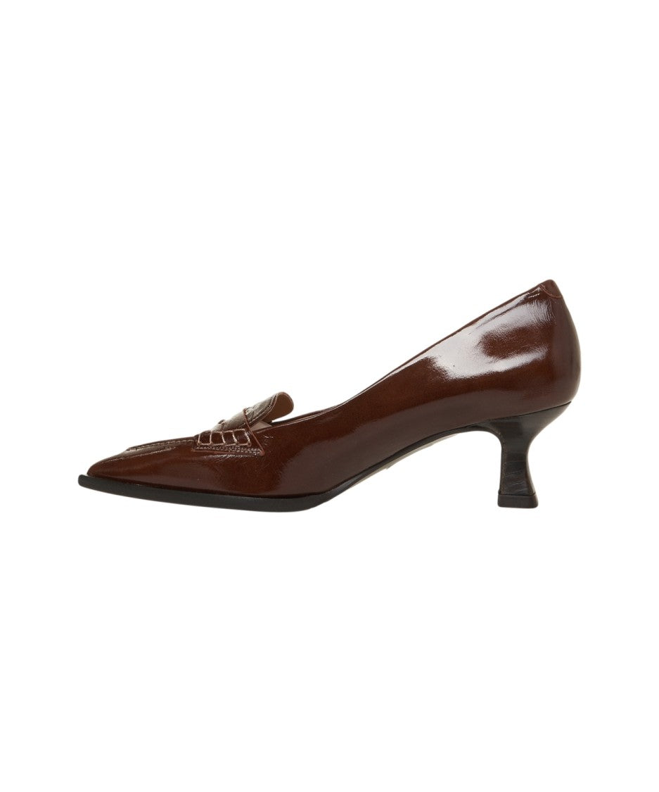 Billi Bi Brown Suede Pumps With Pointed Toe
