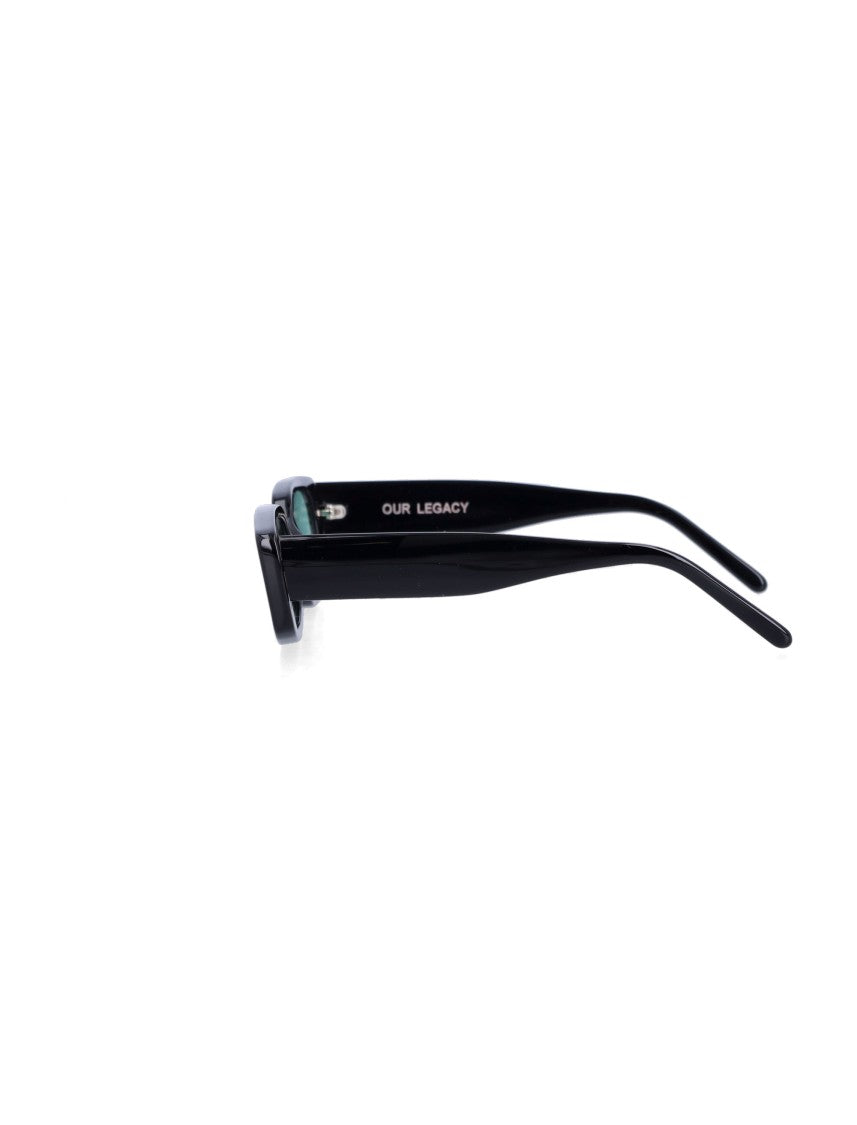 Our Legacy Rectangular Black Sunglasses