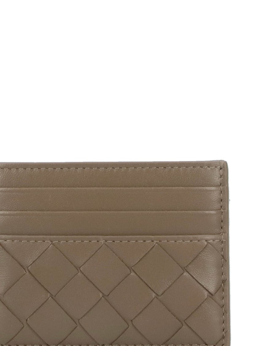 Bottega Veneta "Intrecciato" Card Holder – Green