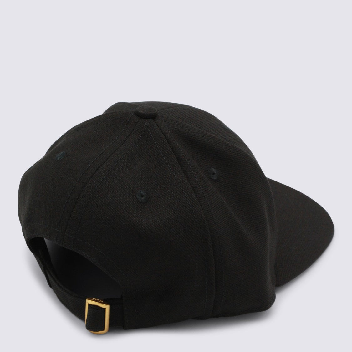Willy Chavarria Structured Black Cap With Embroidered Text