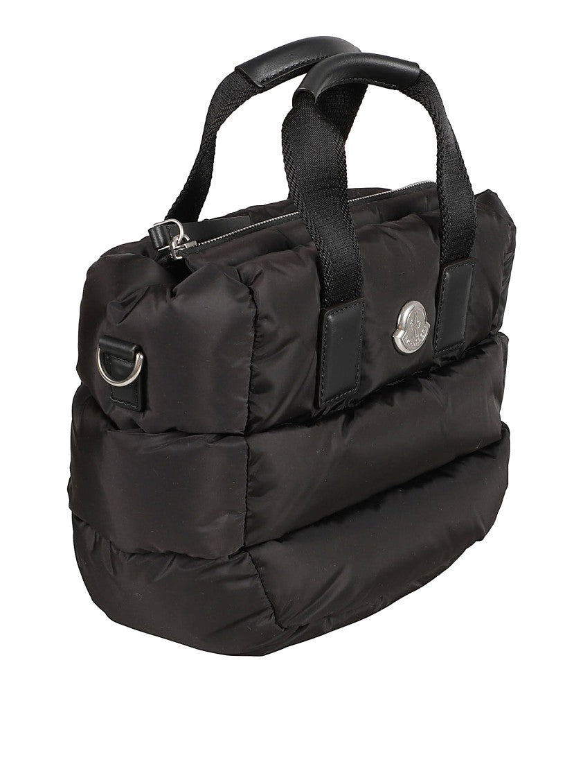 Moncler Compact Padded Nylon Bag With Quilted Texture