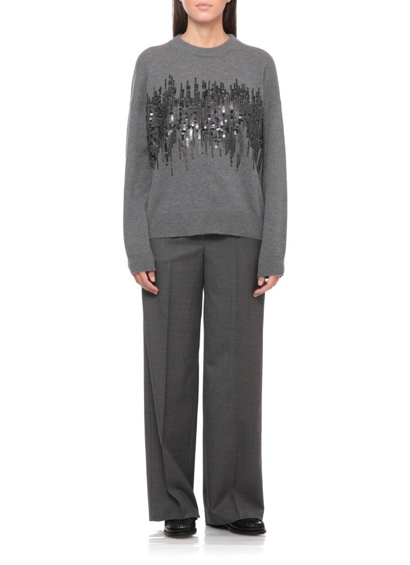 Peserico Sequin Elasticated Sweater