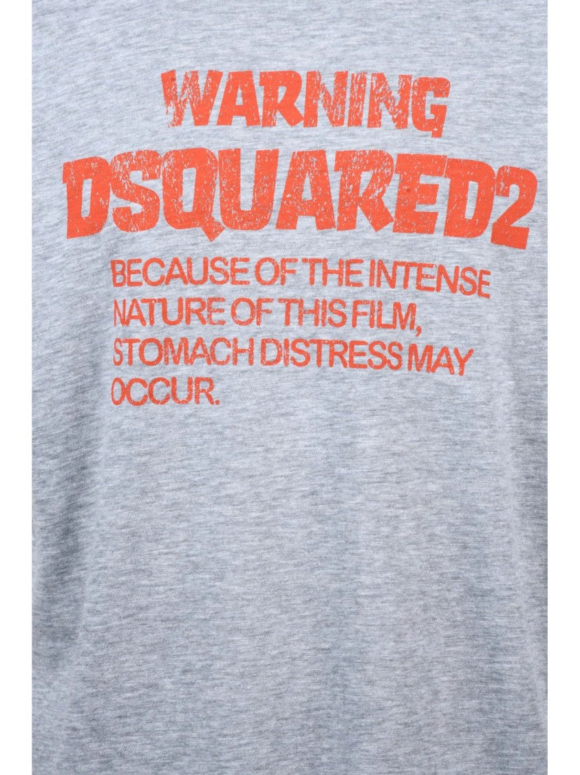 Dsquared2 Crew Neck T-Shirt In Soft Cotton-Viscose Blend
