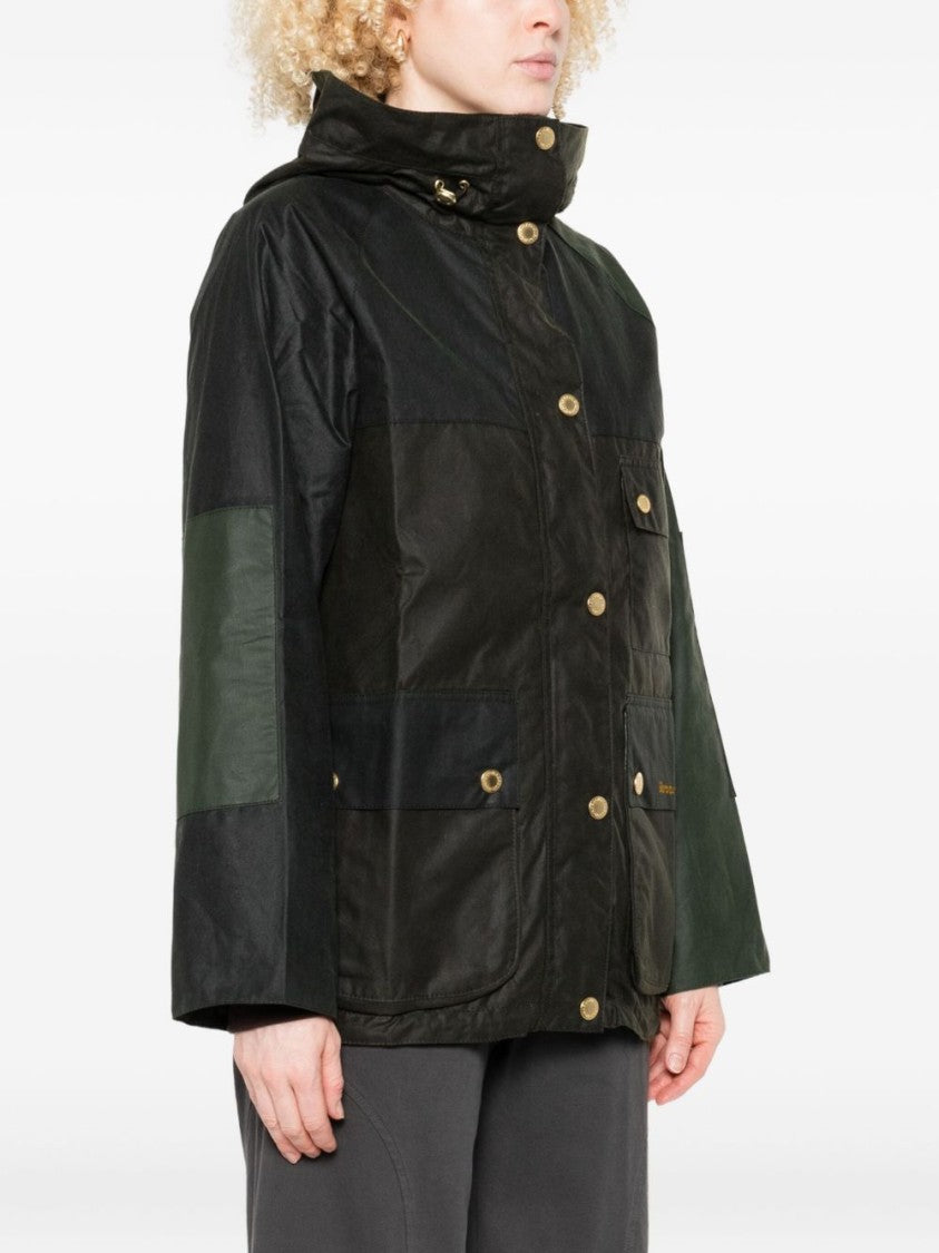 Barbour Green Casual Jacket With Button Closure